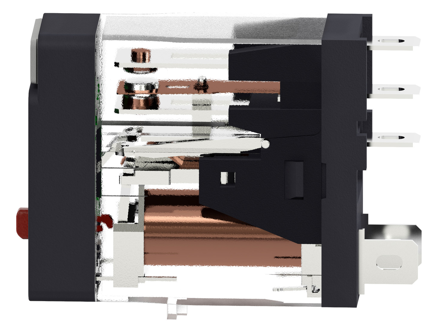 Schaltrelais 1W IP20 13x28,8x34,5mm Schraub