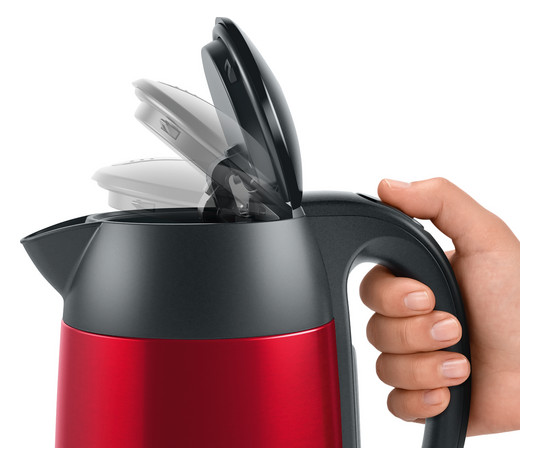 Wasserkocher 1,7l Edst DesignLine 2400W rt Anzeige:außen m.Sieb