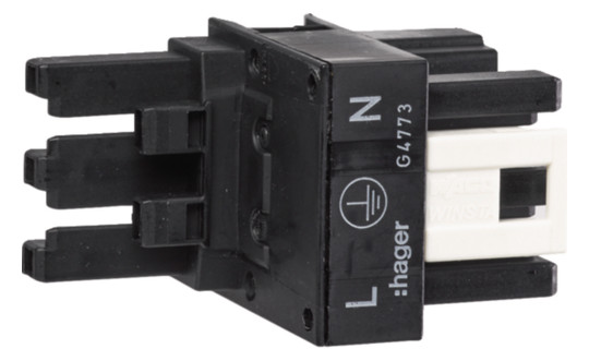 Hager H-Verteiler 1xStecker        G4773 