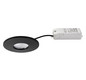 LED-Einbaustrahler 4,5W 2700-4000K 510lm Konv sw 1LED Alu IP44 mt RF:hochglänzend