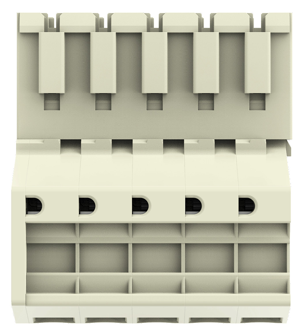Verbindungsklemme 5p lgr Serie 831 41A 0,5-10qmm Thermopl 7,62mm Federzugans