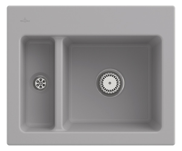 V&B Spüle Subway 60 XM mit Ablaufgarnitur, Handbetätigung, steam CeramicPlus V&B Spüle Subway 60 XM mit Ablaufgarnitur, Handbetätigung, steam CeramicPlus