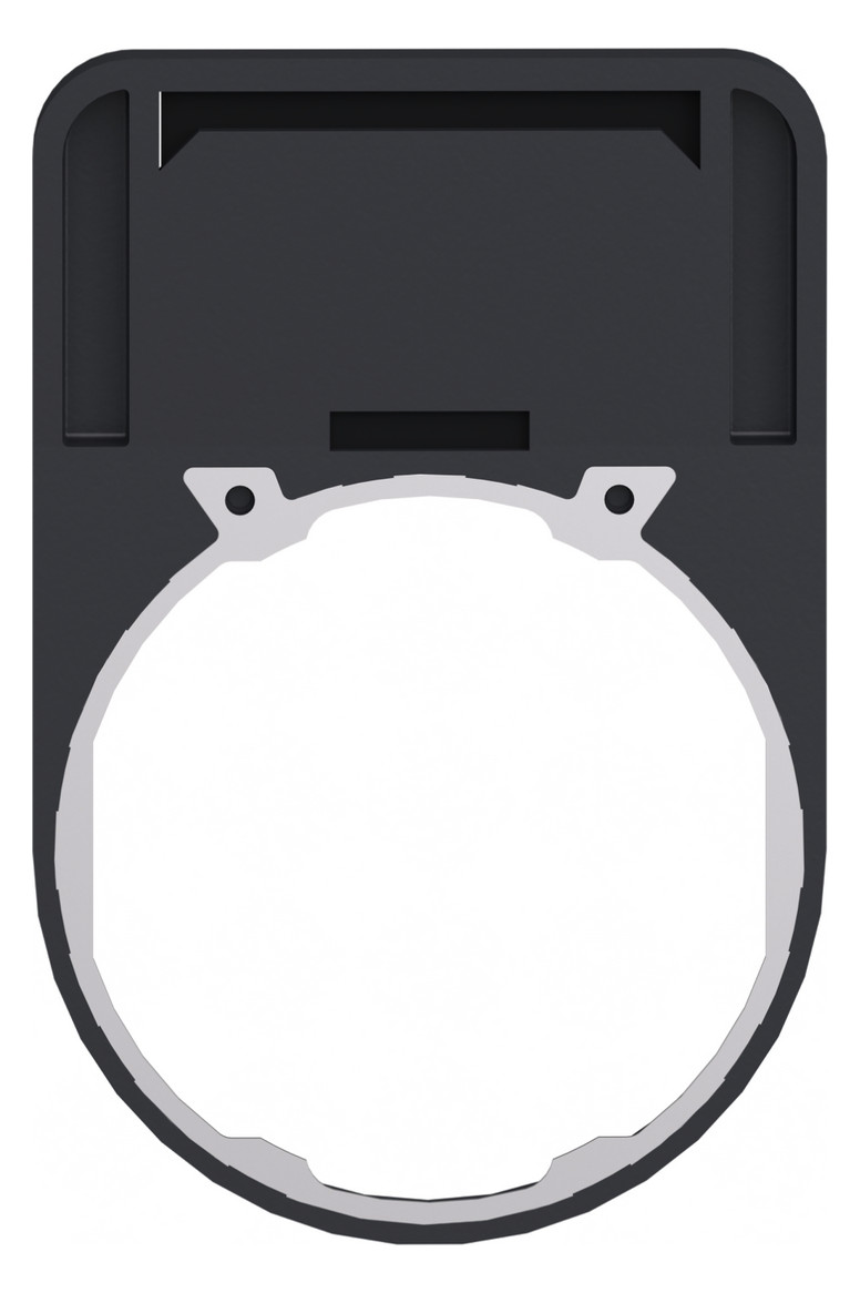 Bezeichnungsschild sw Harmony XB5 30x40mm Bez.Schild