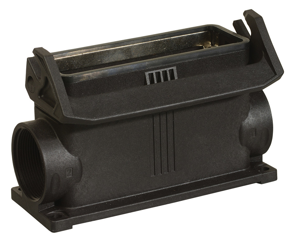 Sockelgehäuse Querbügel Kst Klappd IP65 117x84x57mm seitl