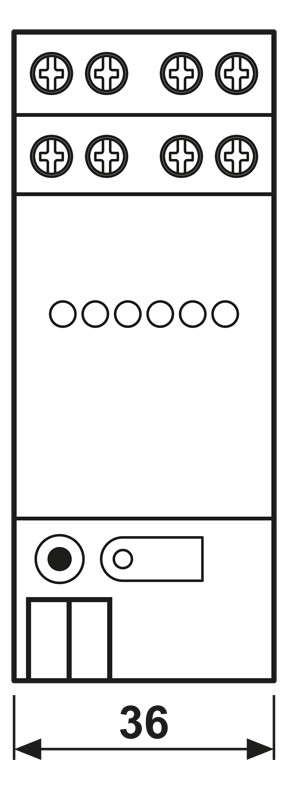 Binäreingang KNX REG 2TE LED 6f m.LED-Anz