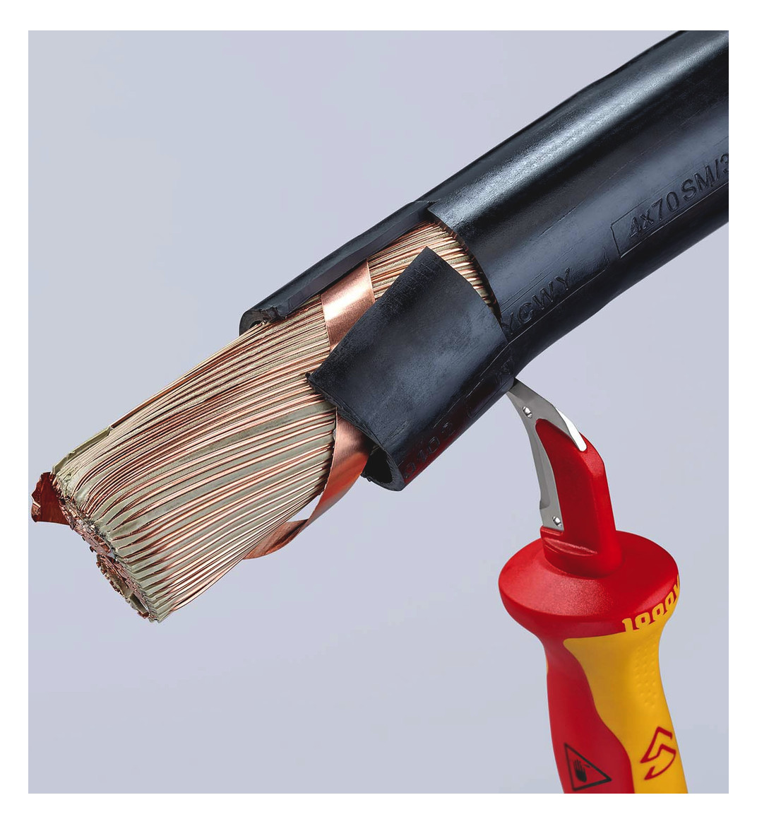 Kabelmesser 38mm Sichel Kst 1000V Schutzisoliert 1000V