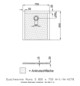 Hoesch Mineralguss-Duschwanne Muna S 80 x 75 x 3 cm, Steingrau, Antirutsch