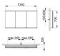 KEUCO Spiegelschrank Royal Modular 2.0 1300 x 700 x 120 mm, 1 Steckdose, 1 Doppel-USB-Ladestelle, Wandvorbau, 3 Türen, beleuchtet