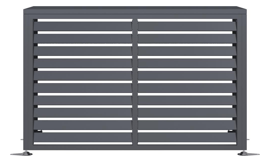 Bild ELIAS 140x50x102cm, Wärmepumpenverkleidung inkl. Montagematerial, Pflanzdeckel A - n.a.-1