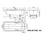 Kaldewei Badewanne DYNA SET STAR 621 170x75cm, Antislip, schwarz