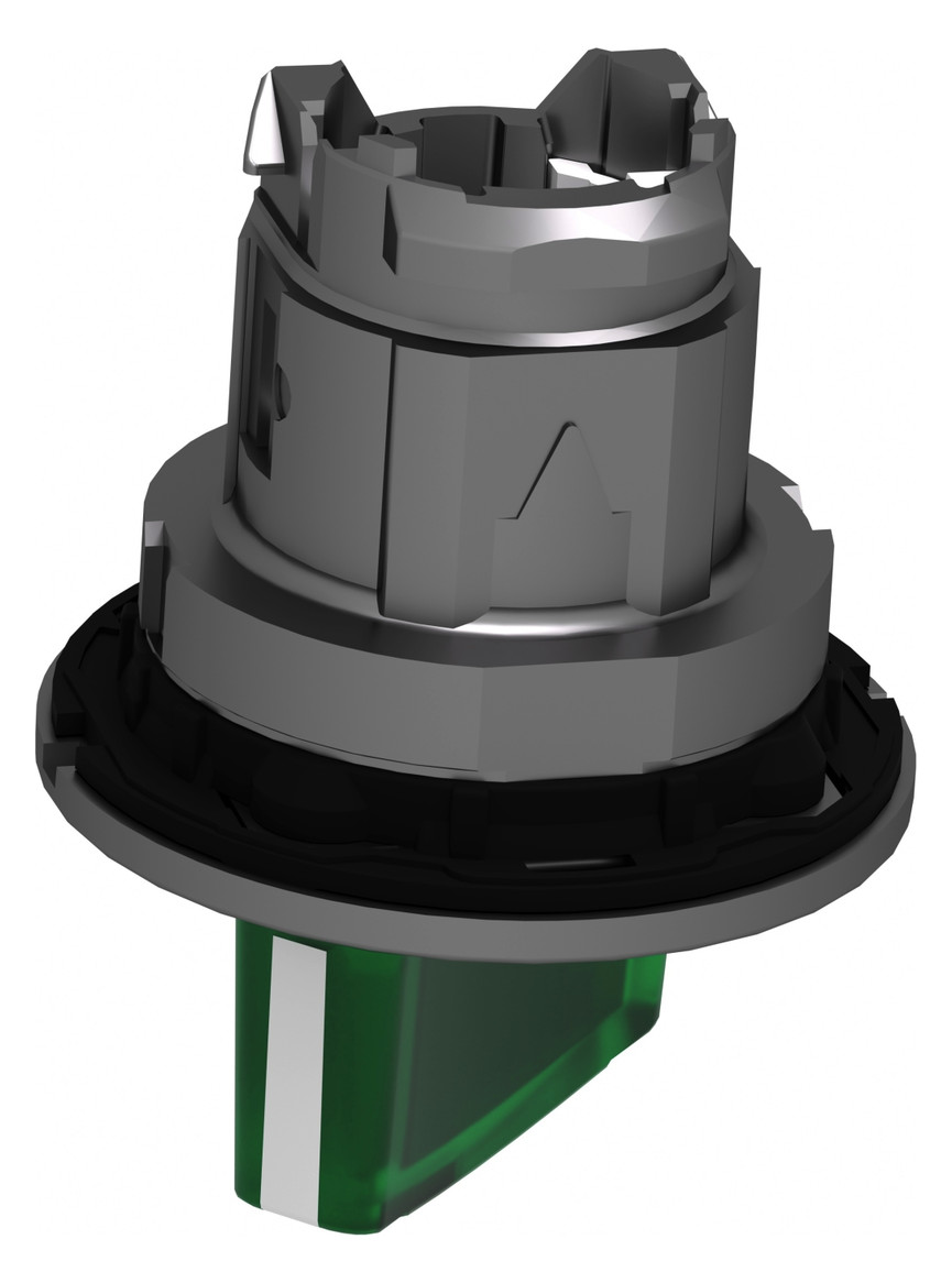 Knebelschalter 2stuf bel.b gn rnd Ø30,5mm Geeignet für Beleuchtung