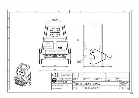 HART Han 6B-kg-LB-M32        19300060757 