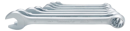 GEDORE-Ring-Maulschlüssel-Satz 7/08 (8-teilig, SW...