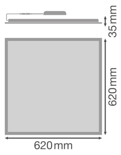 LEDVANCE Zubehör Panel Surface Mount Kit 625x625 online kaufen