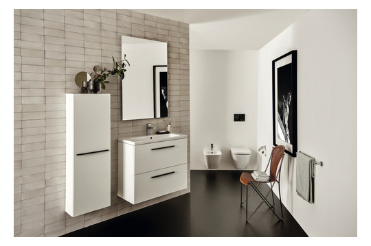 Ideal-Standard Möbel-Waschtisch i.life B 81x51x18cm, mit Hahnloch/Überlauf, weiß