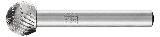 PFERD-HSS-Frässtift Kugelform F - 12x10,8mm, Z3,...