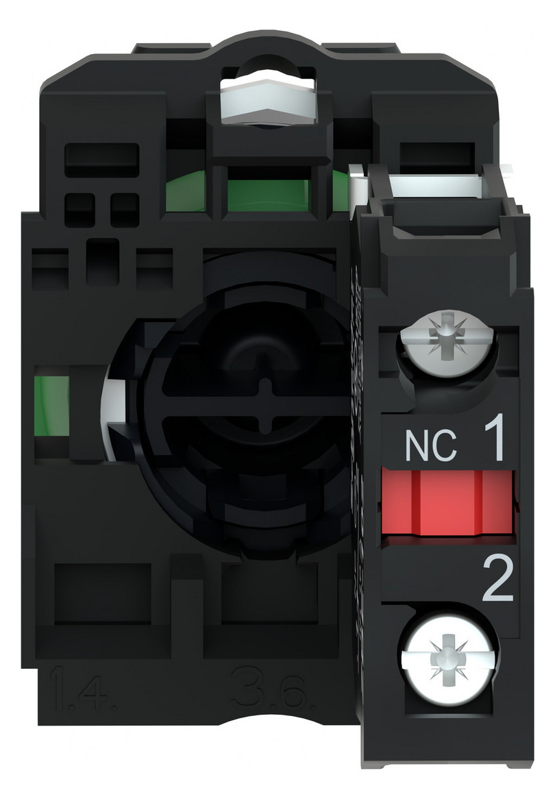 Drucktaster 1f rt rnd Ø22,5mm IP66 fl Tastend