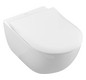 V&B Combi-Pack-Wand-Tiefspüler Subway 2.0 weiß, DirectFlush, mit WC-Sitz