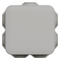 Abzweigdose IP55 82x82x52mm gr Kst hfr Wand/Decke für 20 mm Rohr