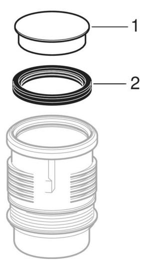 Geberit Langmuffe Silent db20 PE-S2 DN 100, mit Doppelbund