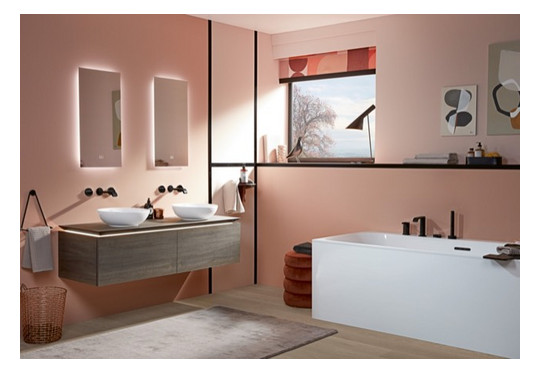 V&B Eck-Badewanne Duo LOOP & FRIENDS 180x80cm, eckige Innenform, weiß