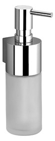 Dornbracht Spender Wandmodell, Flasche aus Kristallglas, matt, Champagne