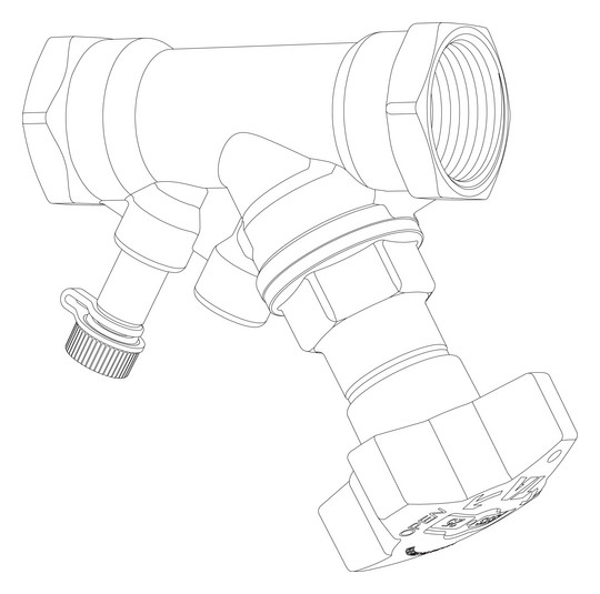 TA Absperrventil STS DN 50, kvs 42,4, PN 25, ohne Entleeradapter