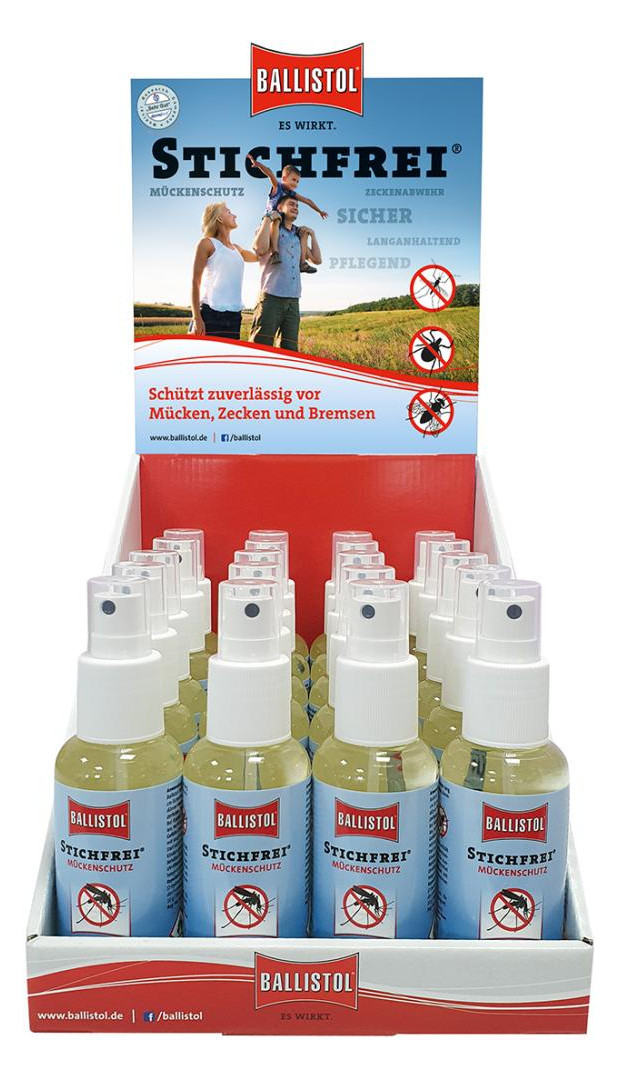 Bild Stichfrei Spray Display 20x100 ml Pumpsp ray Ballistol-0