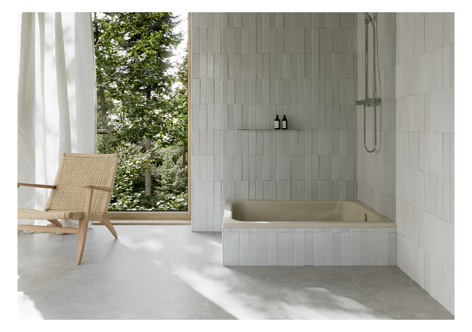 Duschwanne BetteDelta 120x80x28cm, jasmin