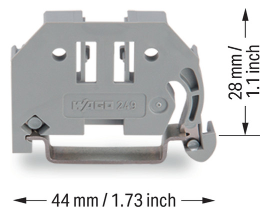 Endklammer/halter Kst Serie 249 TS35 Hutschiene TH35 schraublos