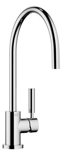 Dornbracht Spültisch-Einhebelmischer Tara Classic Griffhebel rechts, Ausladung 236mm, schwarz matt