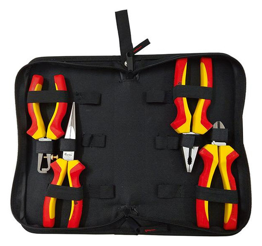 fortis-Zangen-Set VDE - 4-teilig in Nylontasche