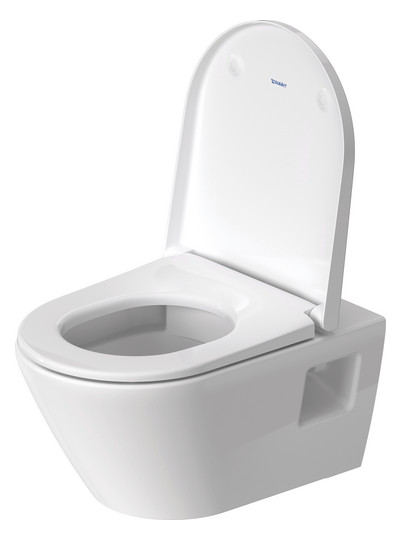Duravit Wand-Tiefspül-WC-Set D-Neo mit WC-Sitz, Rimless, weiß