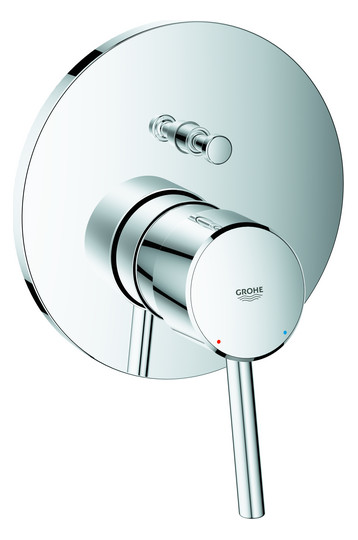 GROHE Fertigmontageset Concetto UP-Wannen-Einhebelmischer, chrom