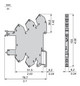 Relaissockel Federzug TS35 5Pins Hutschiene TH35 6,2x78,6x101mm