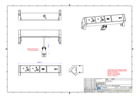 Bachmann DESK2 2xUK 1xUSB C 60W  902.946 