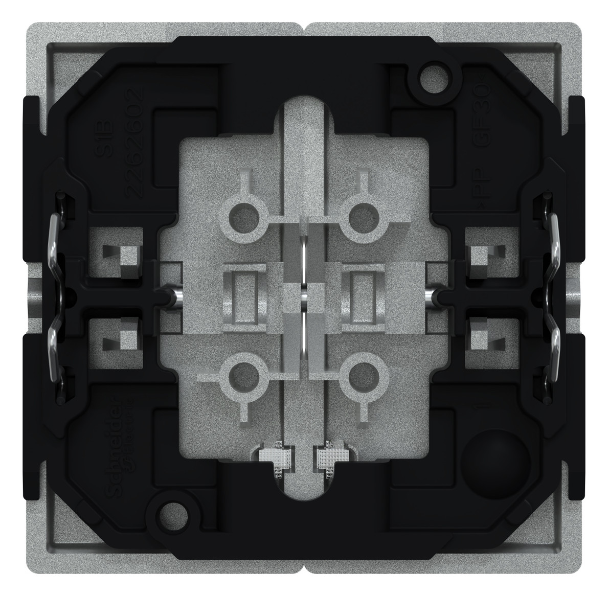 Wippe Serien Schalter System M alu mt Kontrollfenster/Lichtauslass