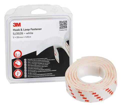 3M-Scotchmate-Haken-und Schlaufenband, schwarz SJ 352 D -...