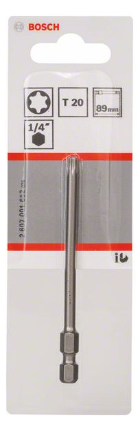 Bit TX20 L=89mm 6,4mm(1/4) 1/4Zoll