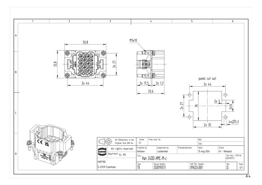 HART HAN 24 DD HMC sti       09162243001 