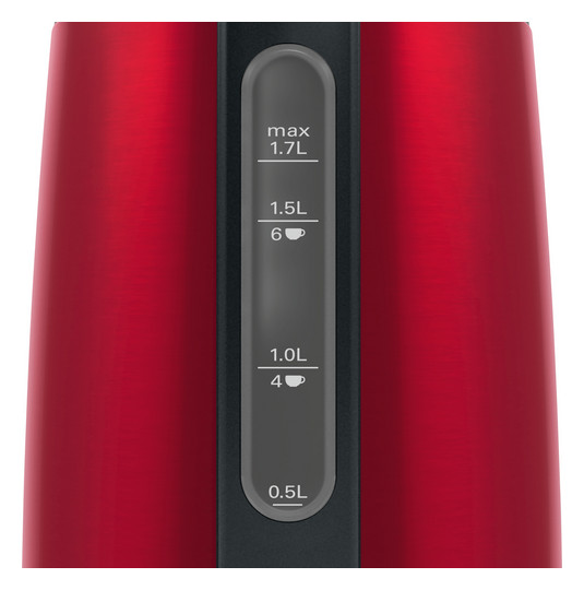Wasserkocher 1,7l Edst DesignLine 2400W rt Anzeige:außen m.Sieb