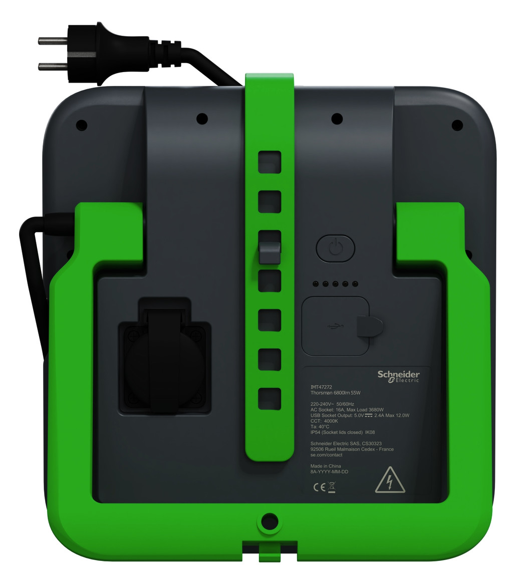 LED-Bauleuchte 55W IP54 4000K 6800lm Kst 1LED 220-240V Mit Stativhalterung m.LM