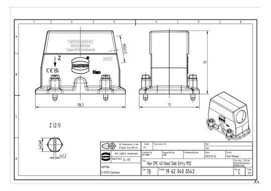 HART Han 40EMV-gs-M32        19620400542 