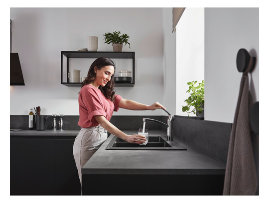hansgrohe Spültisch-Einhebelmischer 160 Focus M41 1jet, chrom