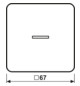 Kontrollwippe Schalter CD aws glz Lichtausl