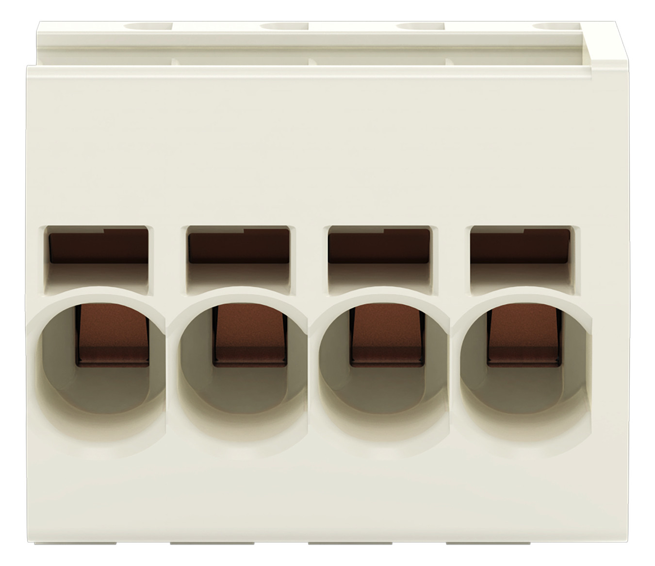Verbindungsklemme 4p lgr Serie 831 41A 0,5-10qmm Thermopl 7,62mm Federzugans