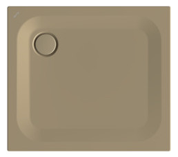Duschwanne BetteUltra 8750 90x80x2,5cm, Glasur, Mini-Wannenträger, hazel