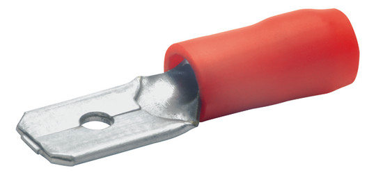 Flachstecker Ms rt 0,5-1qmm fl_6,3x0,8mm fl 6,3x0,8mm teiliso