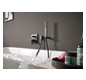 hansgrohe Fertigmontageset Finoris UP-Wannen-Einhebelmischer, mattschwarz