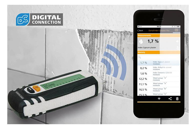 Bild Feuchtigkeitsmessgerät DampFinder Compac t Plus Laserliner-6